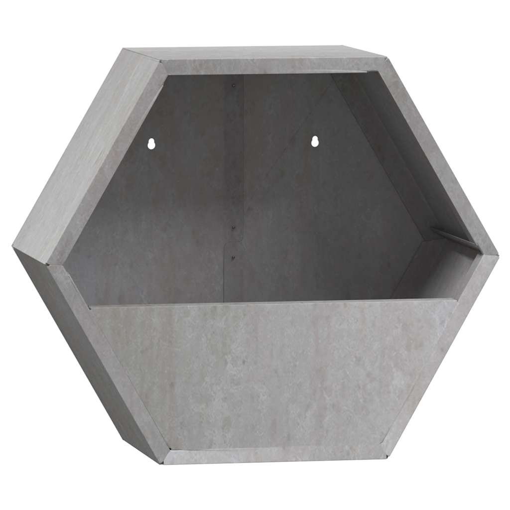 Sieniniai loveliai, 2vnt., rūdžių, 30x10x25cm, Corten plienas