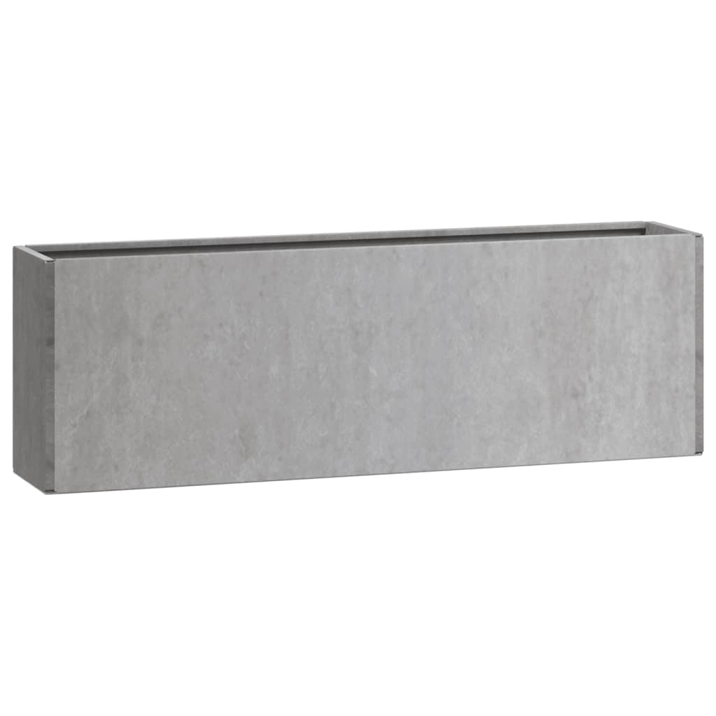 Sieniniai loveliai, 2vnt., rūdžių, 53x10x17cm, Corten plienas