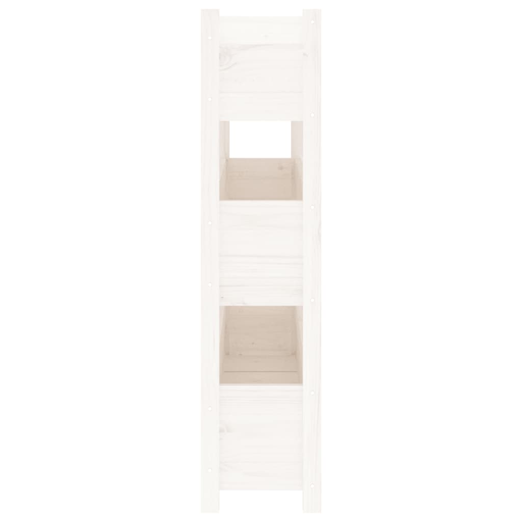 Lovelis, baltas, 112x25x104,5cm, pušies medienos masyvas