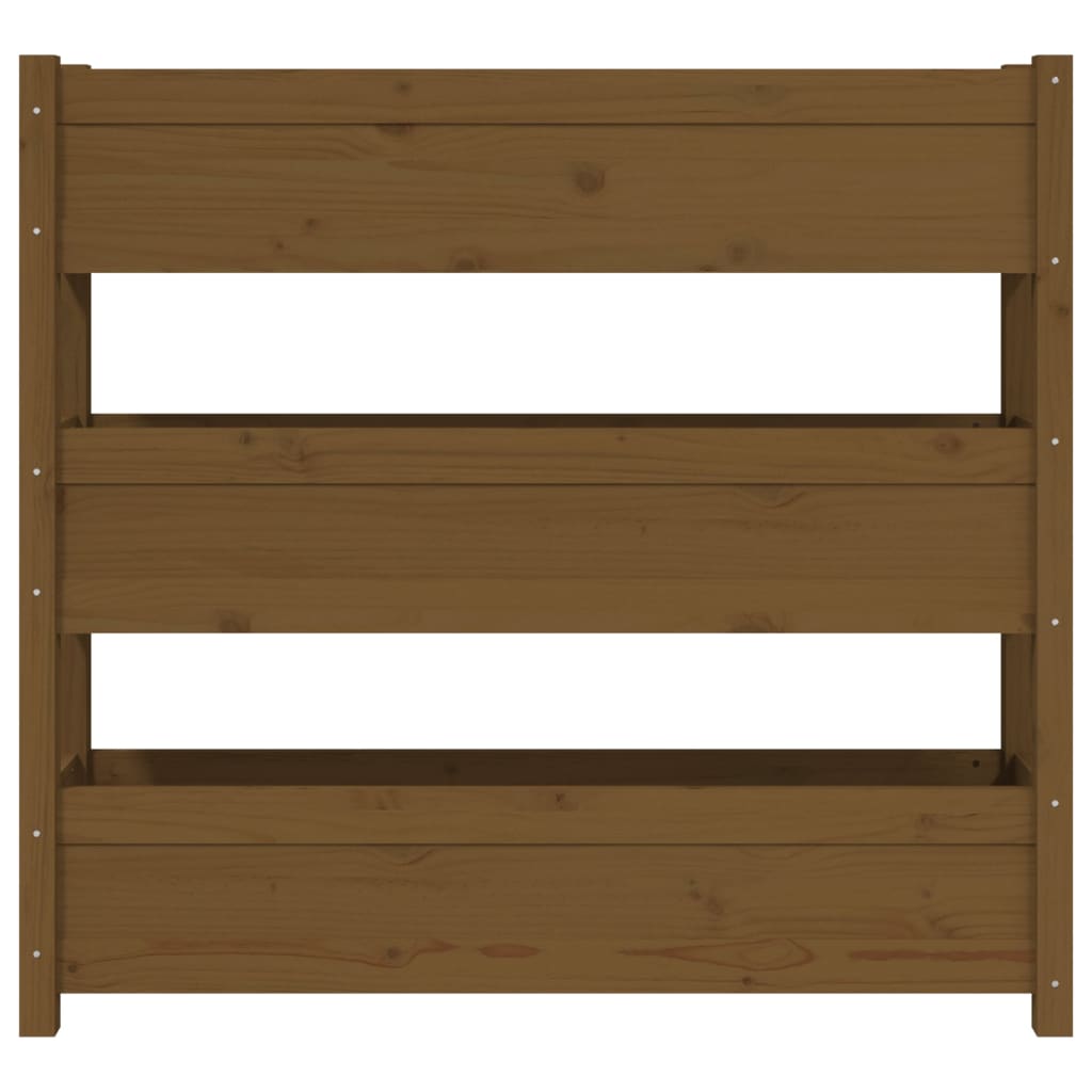 Lovelis, medaus rudas, 112x25x104,5cm, pušies medienos masyvas