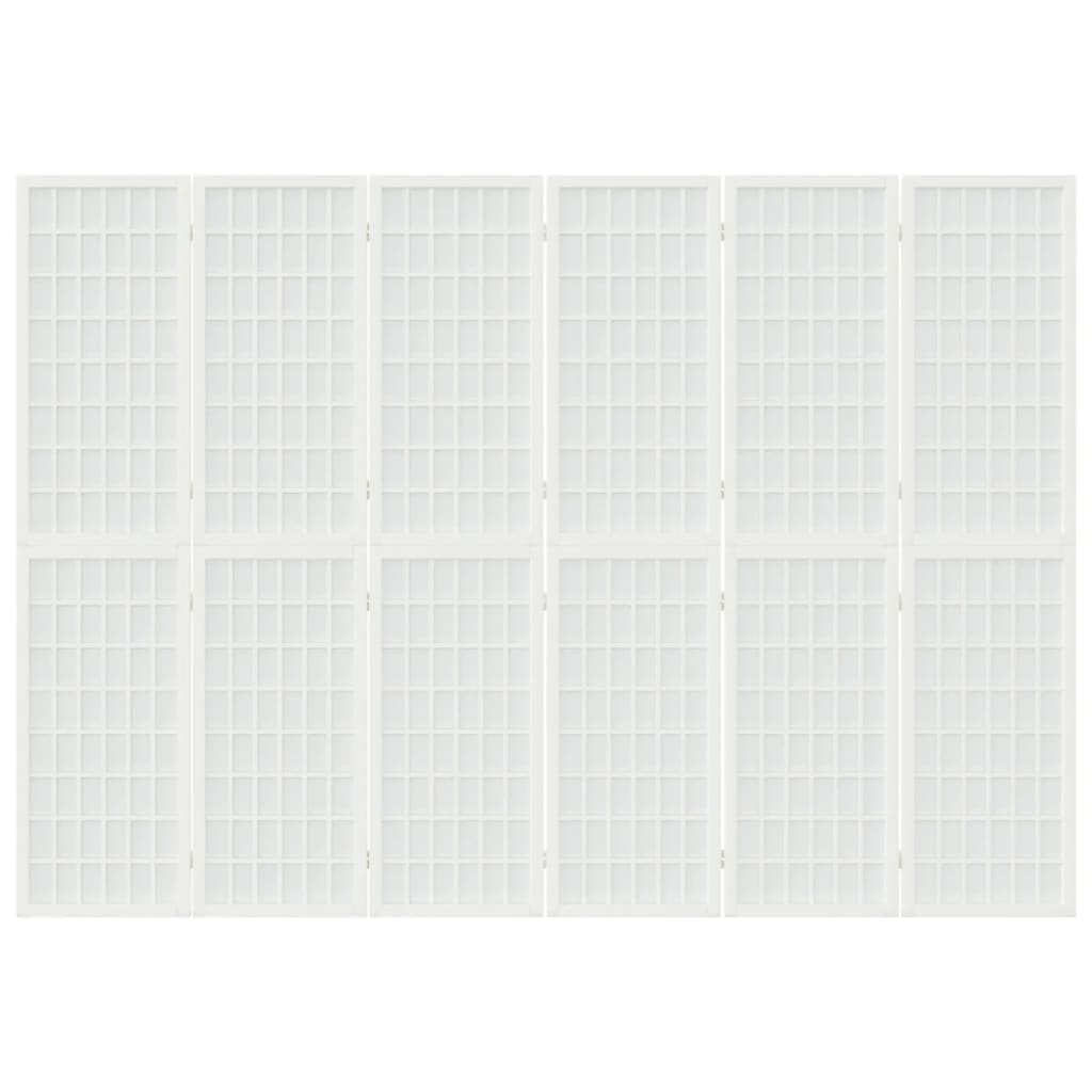 Kamb. pertvara, sulankst., 6 plokšt., japon., 240x170cm, balta