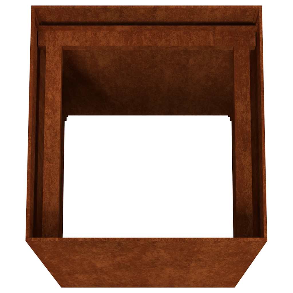 Lovelis, 40x40x80cm, Corten plienas