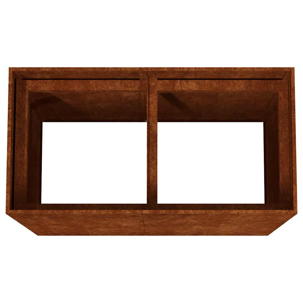 Lovelis, 80x40x80cm, Corten plienas