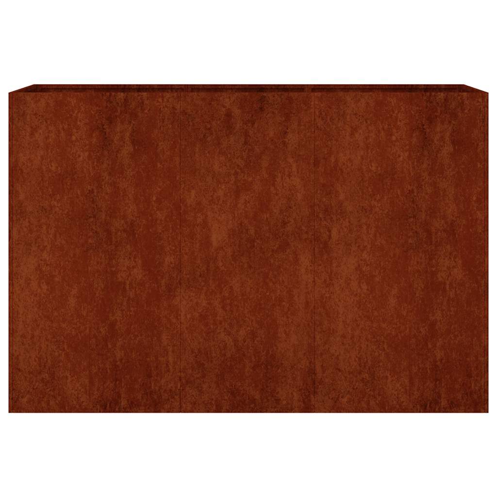 Aukštas sodo lovelis, 120x40x80cm, Corten plienas