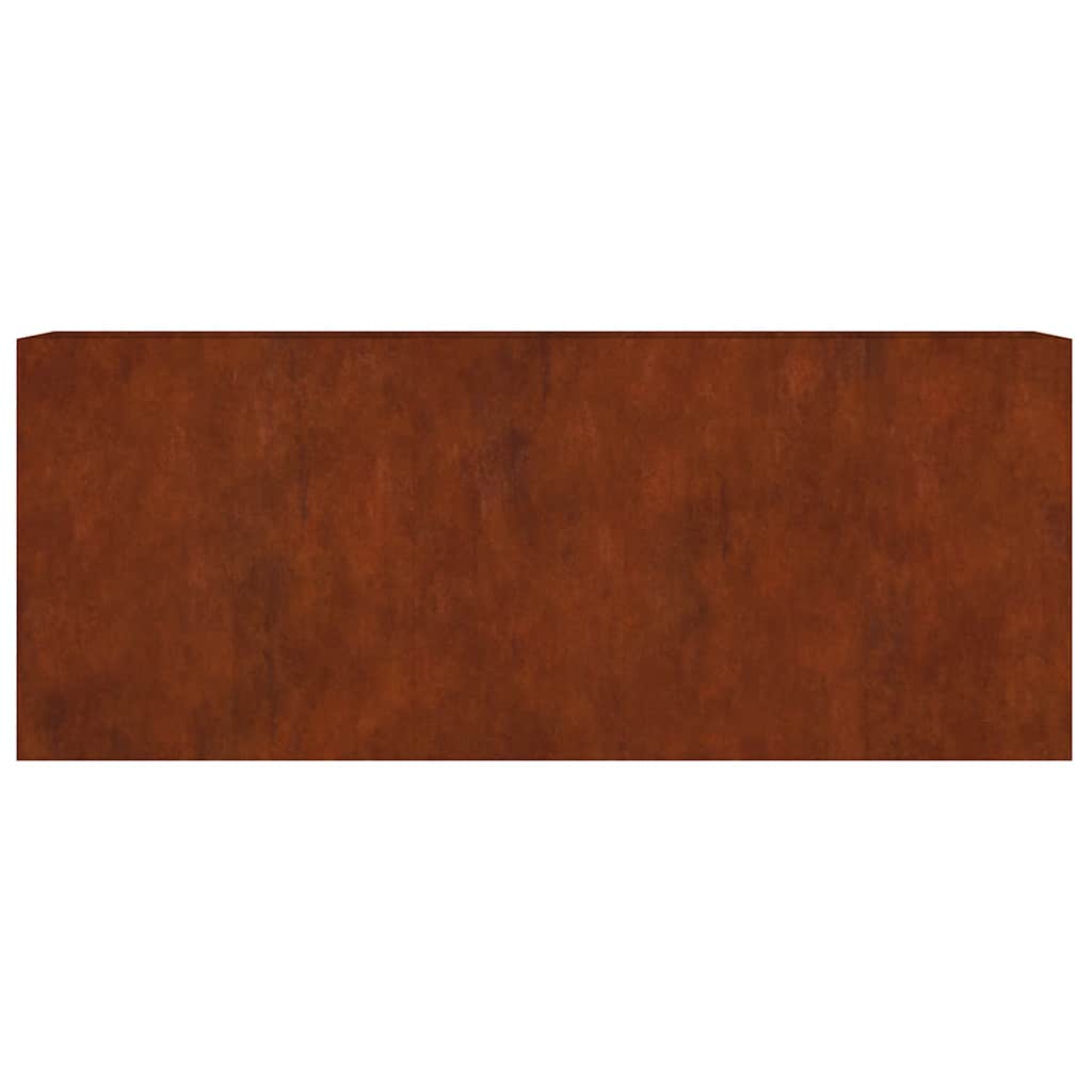 Aukštas sodo lovelis, 200x40x80cm, Corten plienas