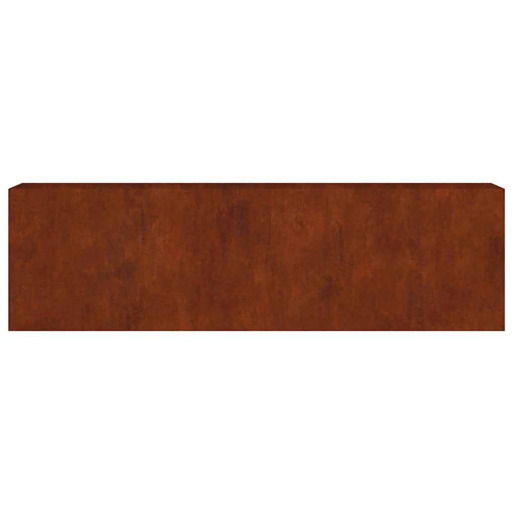 Aukštas sodo lovelis, 280x40x80cm, Corten plienas