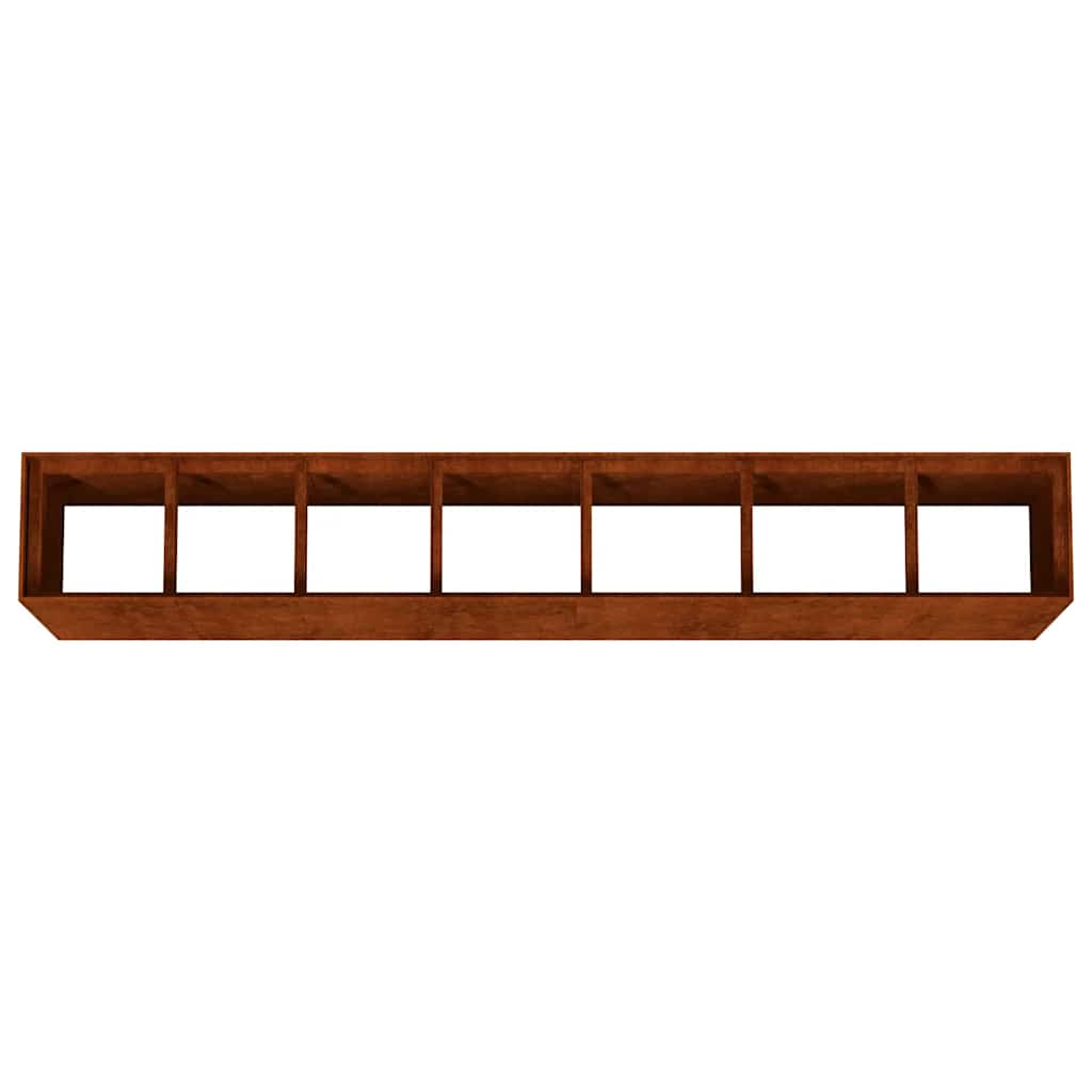 Aukštas sodo lovelis, 280x40x80cm, Corten plienas