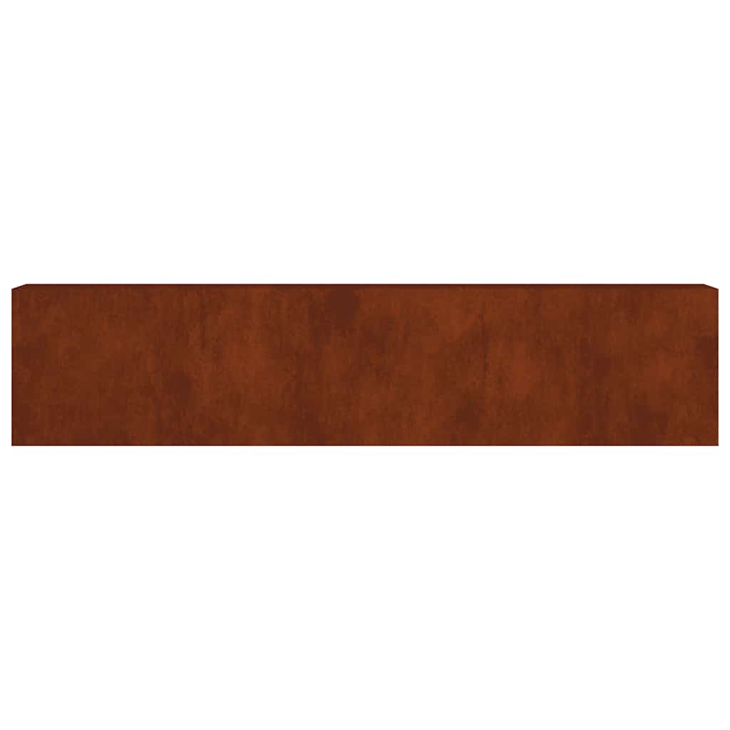 Aukštas sodo lovelis, 360x40x80cm, Corten plienas