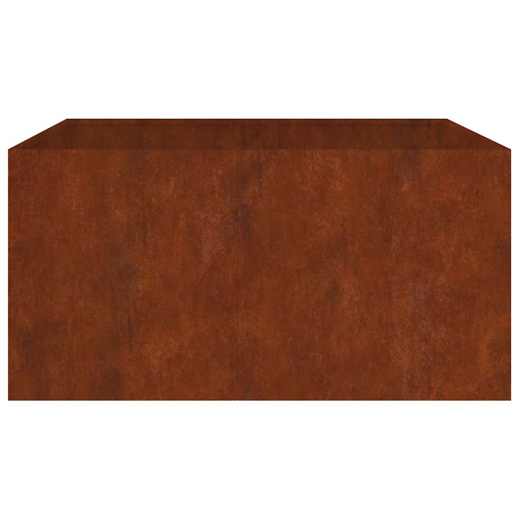 Lovelis, 80x80x40cm, Corten plienas