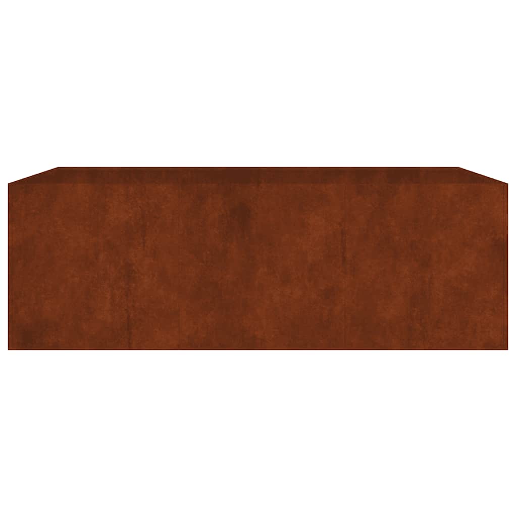 Aukštas sodo lovelis, 120x80x40cm, Corten plienas