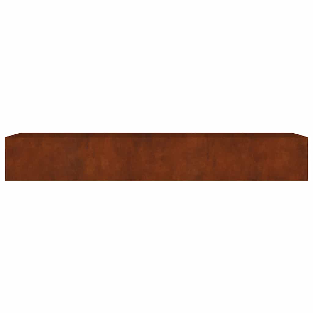 Aukštas sodo lovelis, 280x80x40cm, Corten plienas