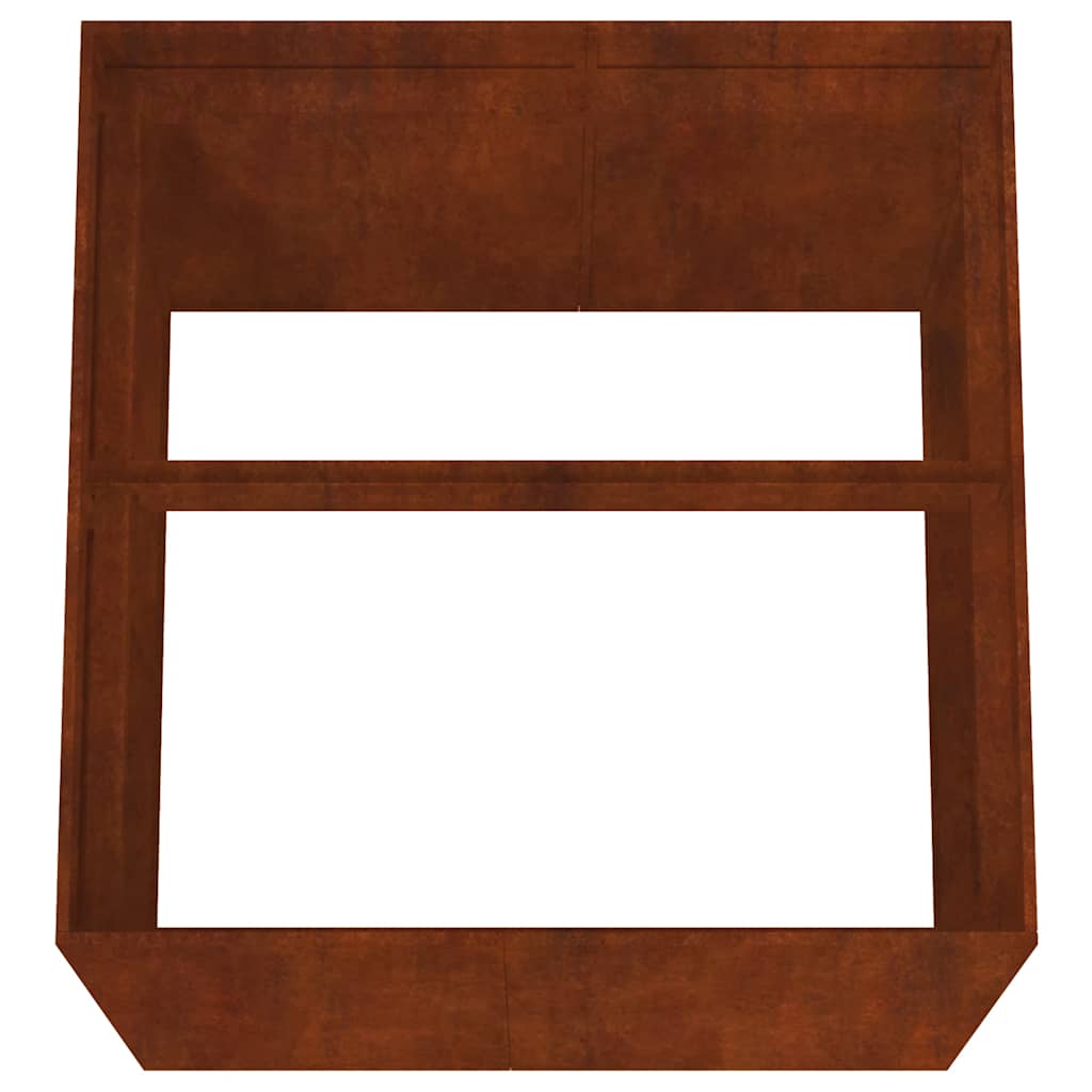 Lovelis, 80x80x80cm, Corten plienas