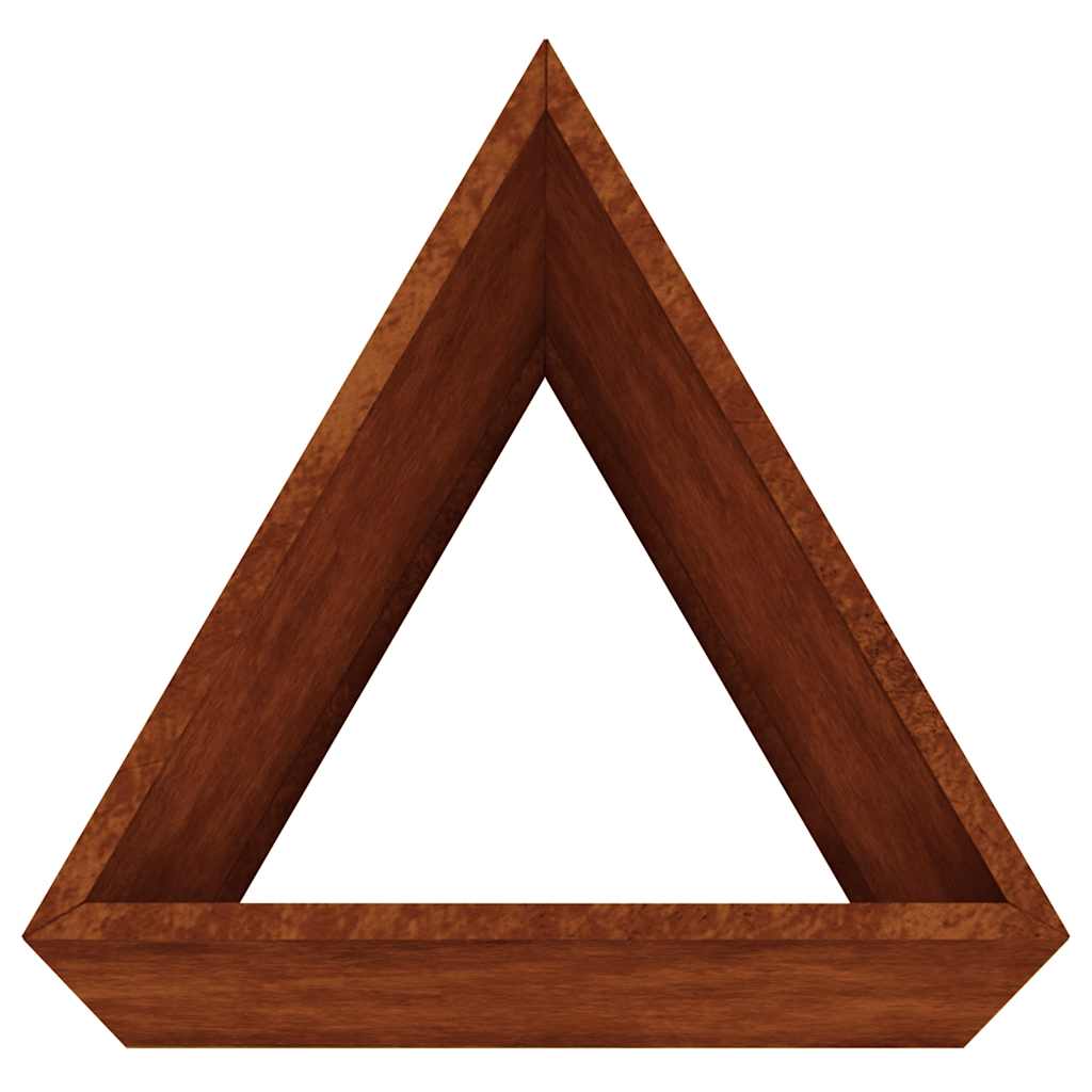 Sodo lovelis, 30x26x75cm, Corten plienas