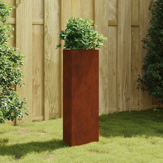 Sodo lovelis, 30x26x75cm, Corten plienas