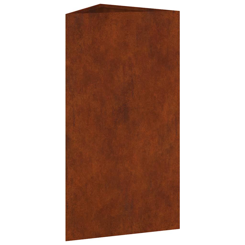 Sodo lovelis, 40x34,5x75cm, Corten plienas