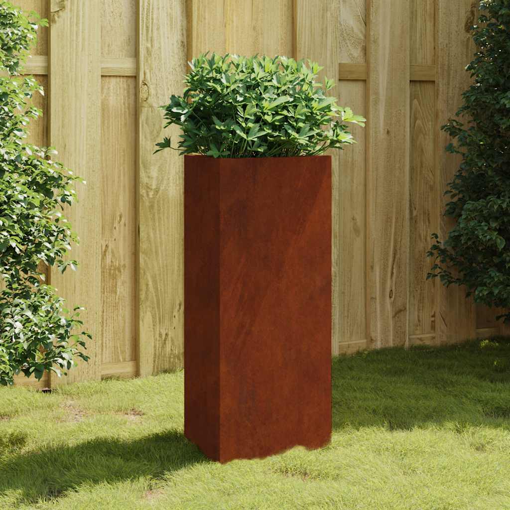 Sodo lovelis, 40x34,5x75cm, Corten plienas