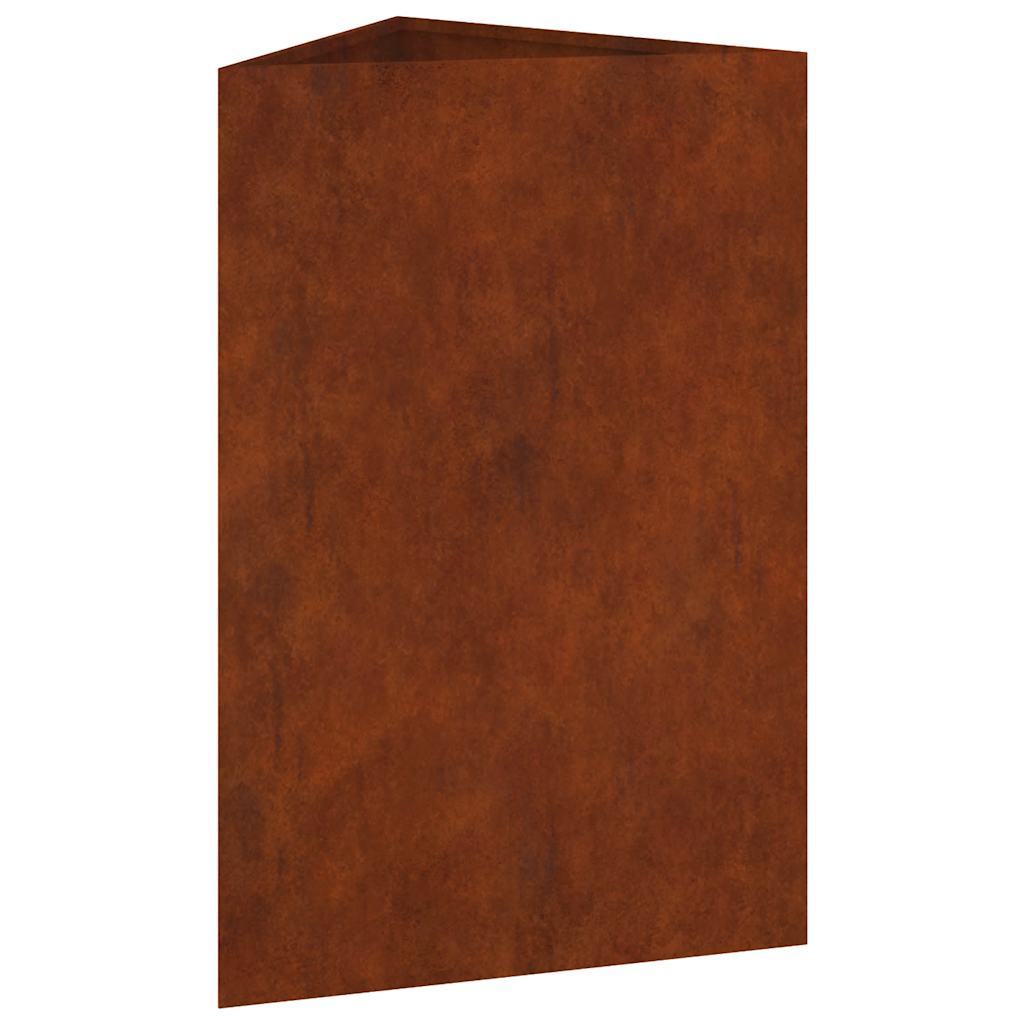Sodo lovelis, 50x43x75cm, Corten plienas
