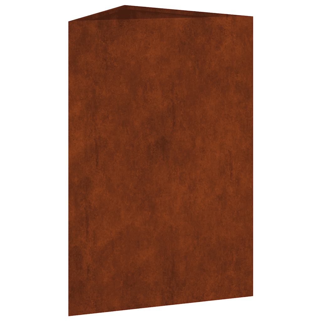 Sodo lovelis, 50x43x75cm, Corten plienas
