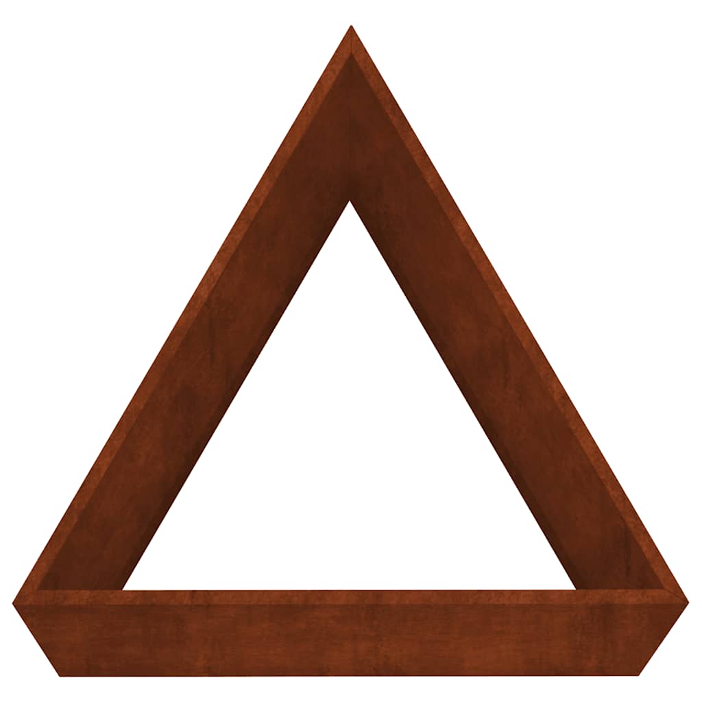 Sodo lovelis, 50x43x75cm, Corten plienas