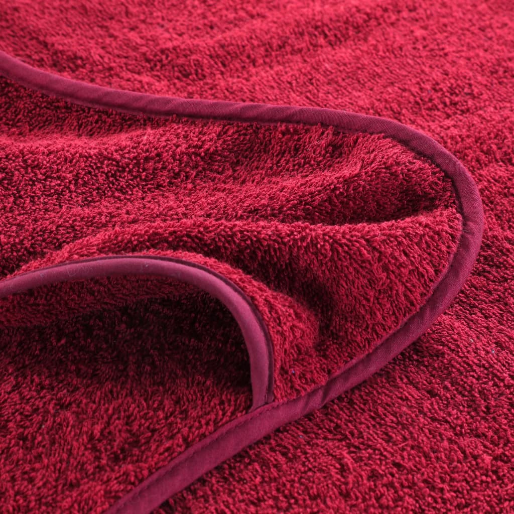 Paplūdimio rankšluosčiai, 2vnt., raudoni, 75x200cm, audinys