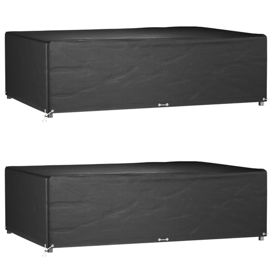 Sodo baldų uždangalai, 2vnt., 227x152x65cm, 12 kilpučių