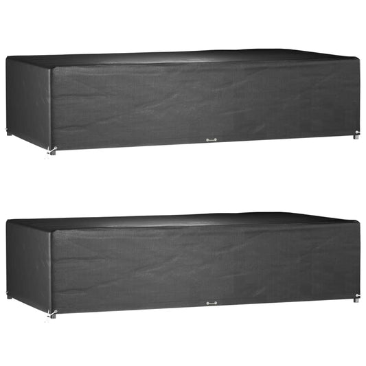 Sodo baldų uždangalai, 2vnt., 315x160x75cm, 12 kilpučių