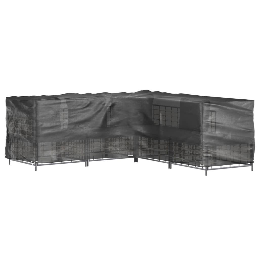 Sodo baldų uždangalai, 2vnt., 285x285x90cm, 16 kilpų, L formos