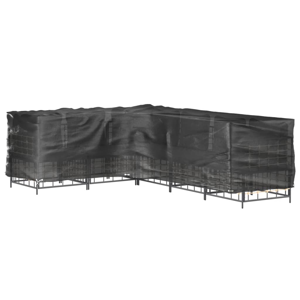 Sodo baldų uždangalai, 2vnt., 210x260x80cm, 16 kilpų, L formos