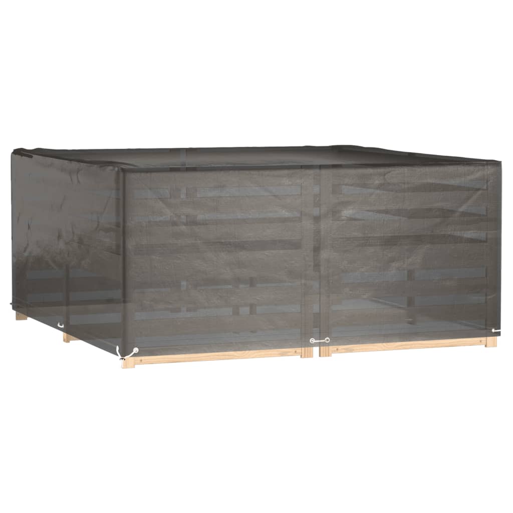 Sodo baldų uždangalas, 205x205x90cm, 16 kilpučių, kvadratinis