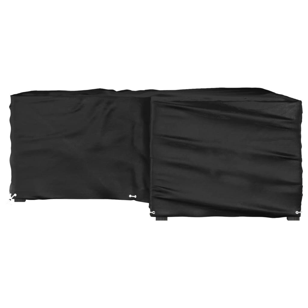 Sodo baldų uždangalas, 185x185x70cm, 12 kilpučių, L formos