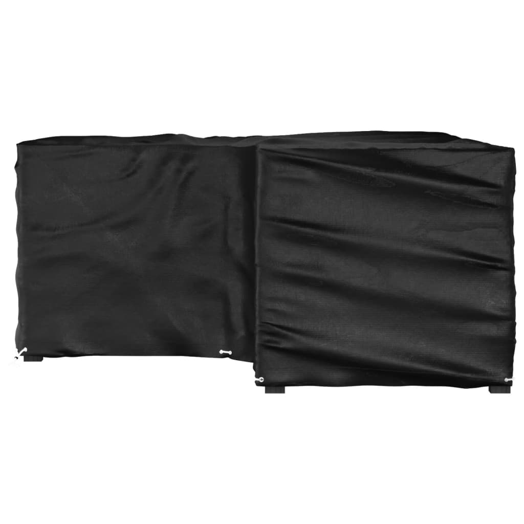 Sodo baldų uždangalas, 215x215x90cm, 16 kilpučių, L formos