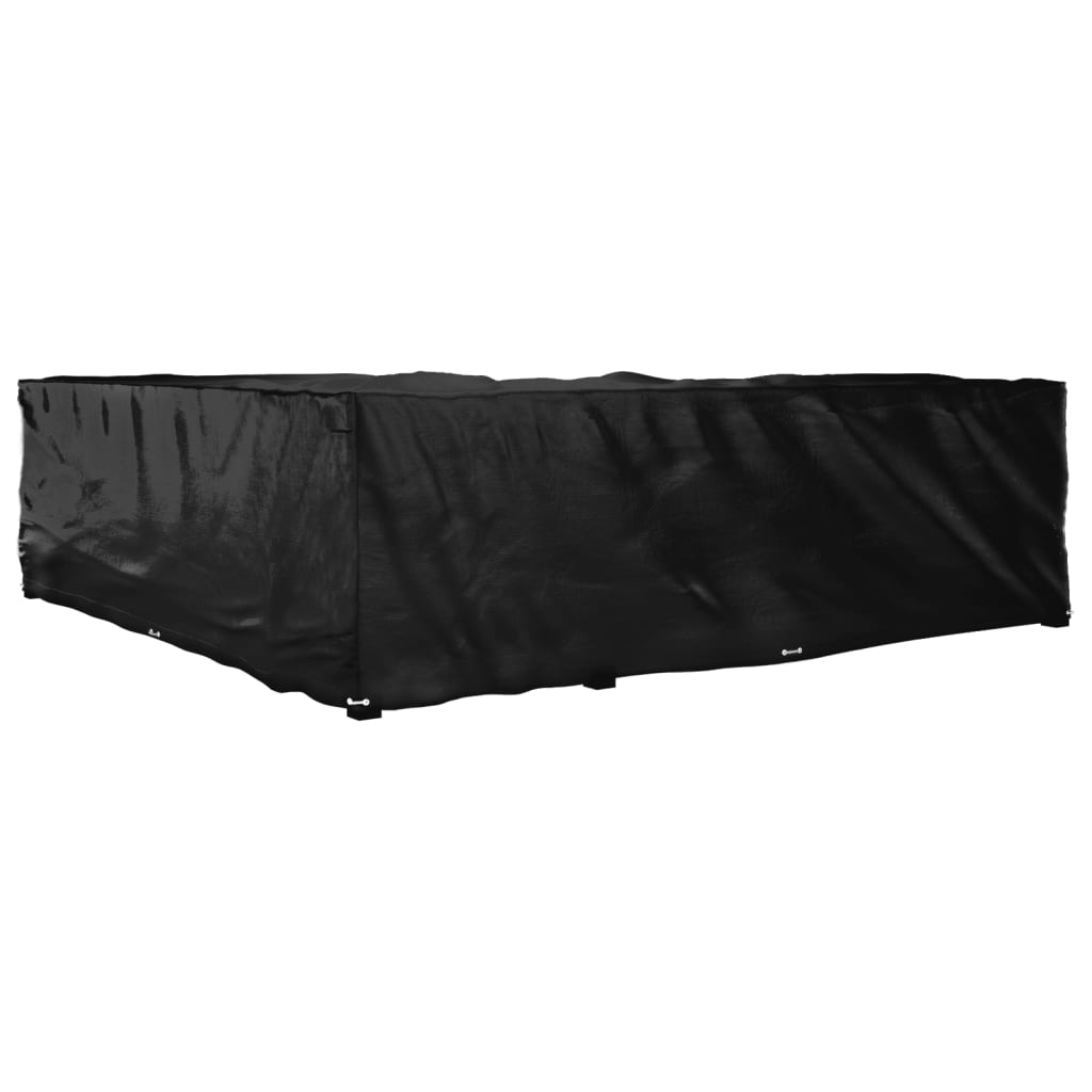 Sodo baldų uždangalas, 300x300x90cm, 20 kilpučių, L formos