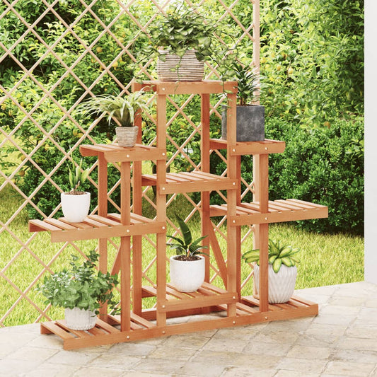 Gėlių stovas, 110x25x96cm, eglės medienos masyvas