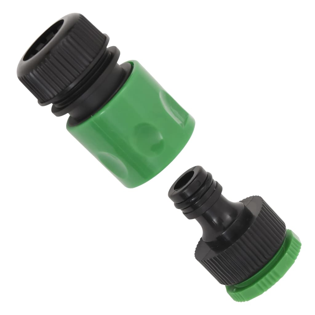 Sodo žarna su tvirtinimo detalėmis, žalia, 0,5", 30m, PVC