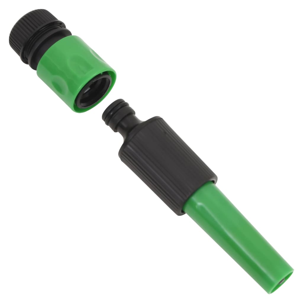 Sodo žarna su tvirtinimo detalėmis, žalia, 0,5", 30m, PVC