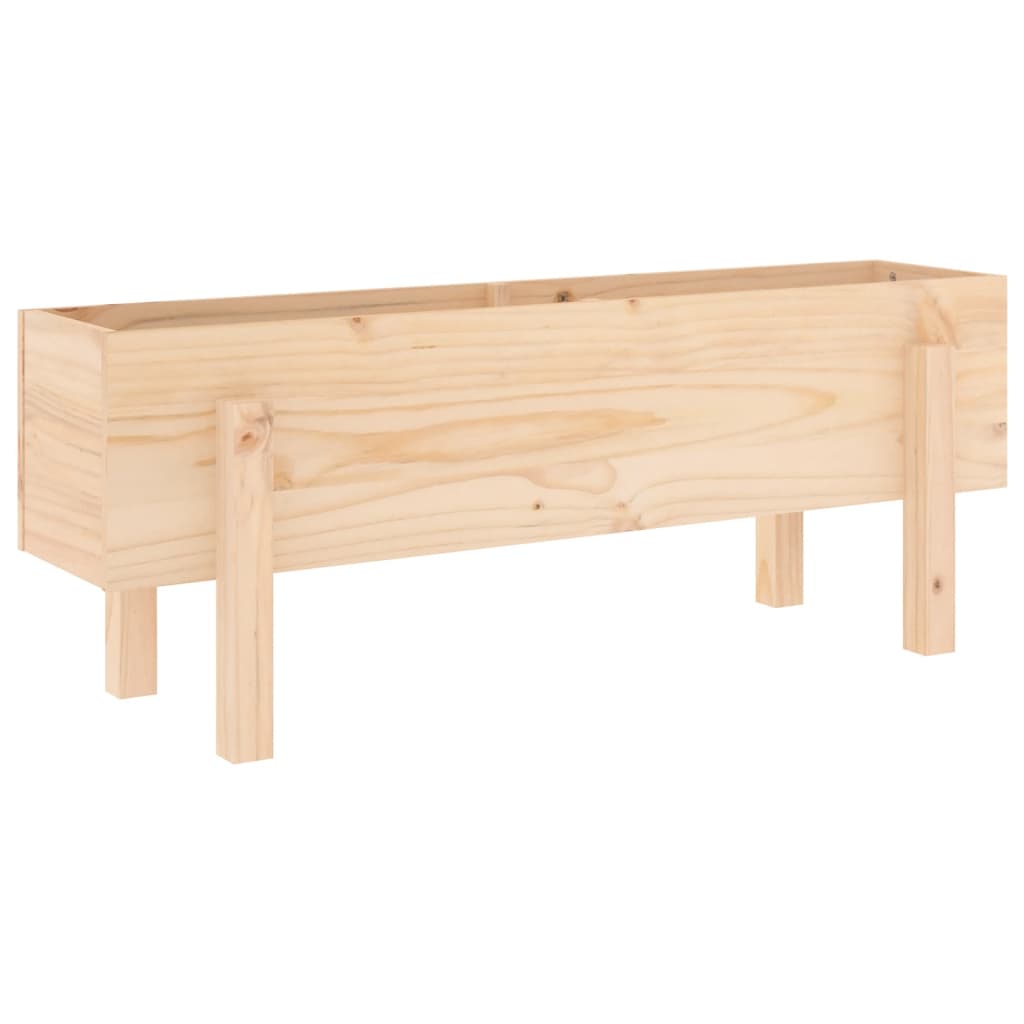 Aukštas sodo lovelis, 101x30x38cm, pušies medienos masyvas