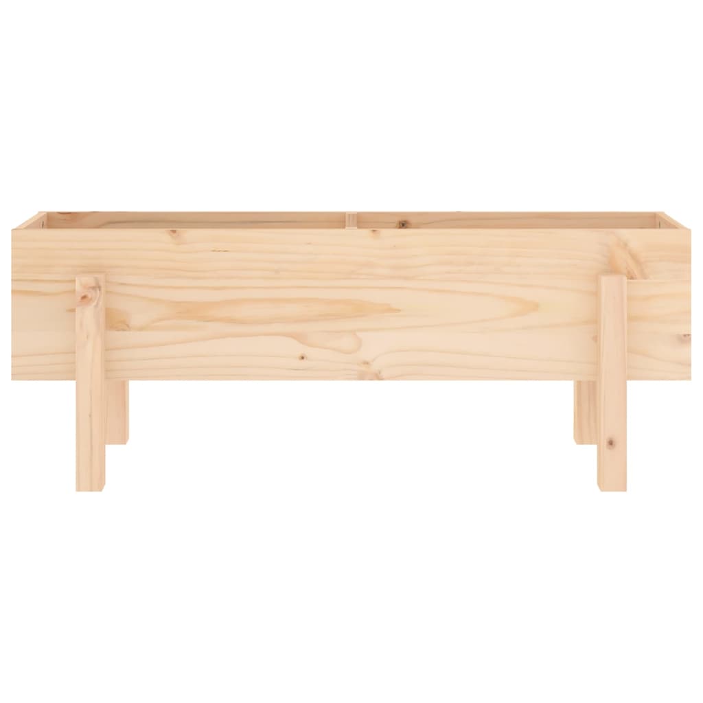 Aukštas sodo lovelis, 101x30x38cm, pušies medienos masyvas