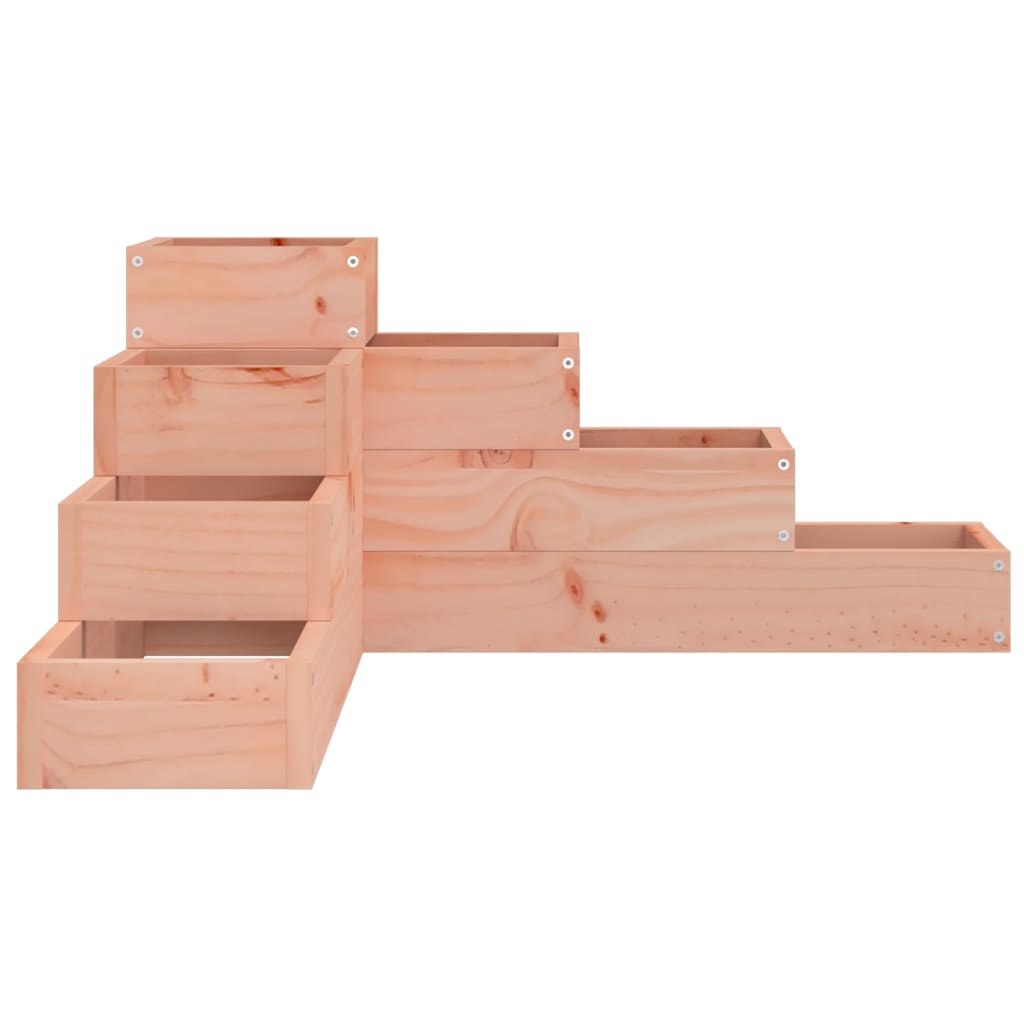 Sodo lovelis, 4 aukštų, 80,5x79x36cm, douglas eglės masyvas