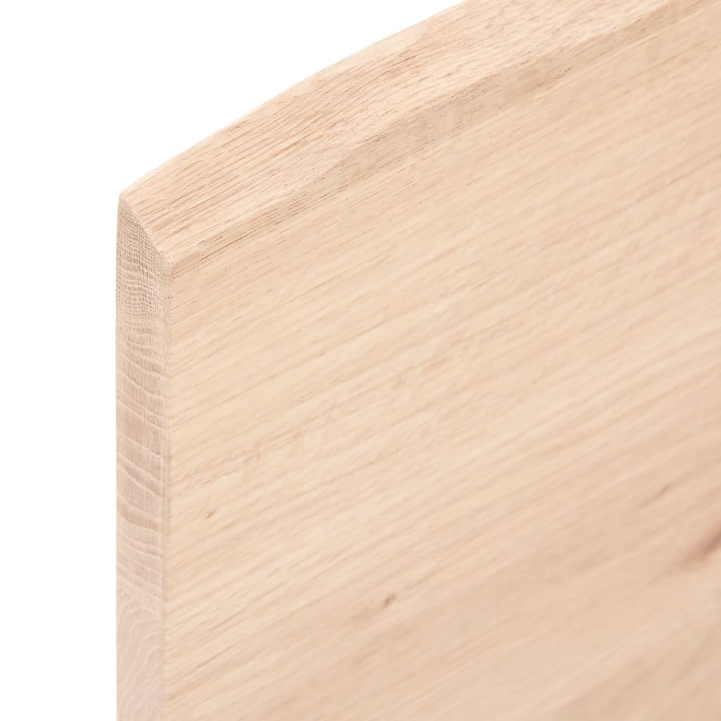 Sieninė lentyna, 40x10x2cm, neapdorotas ąžuolo masyvas