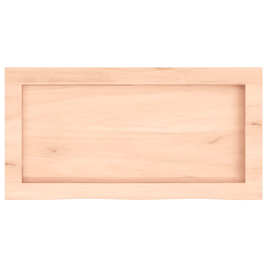 Sieninė lentyna, 60x30x(2-6) cm, neapdorotas ąžuolo masyvas