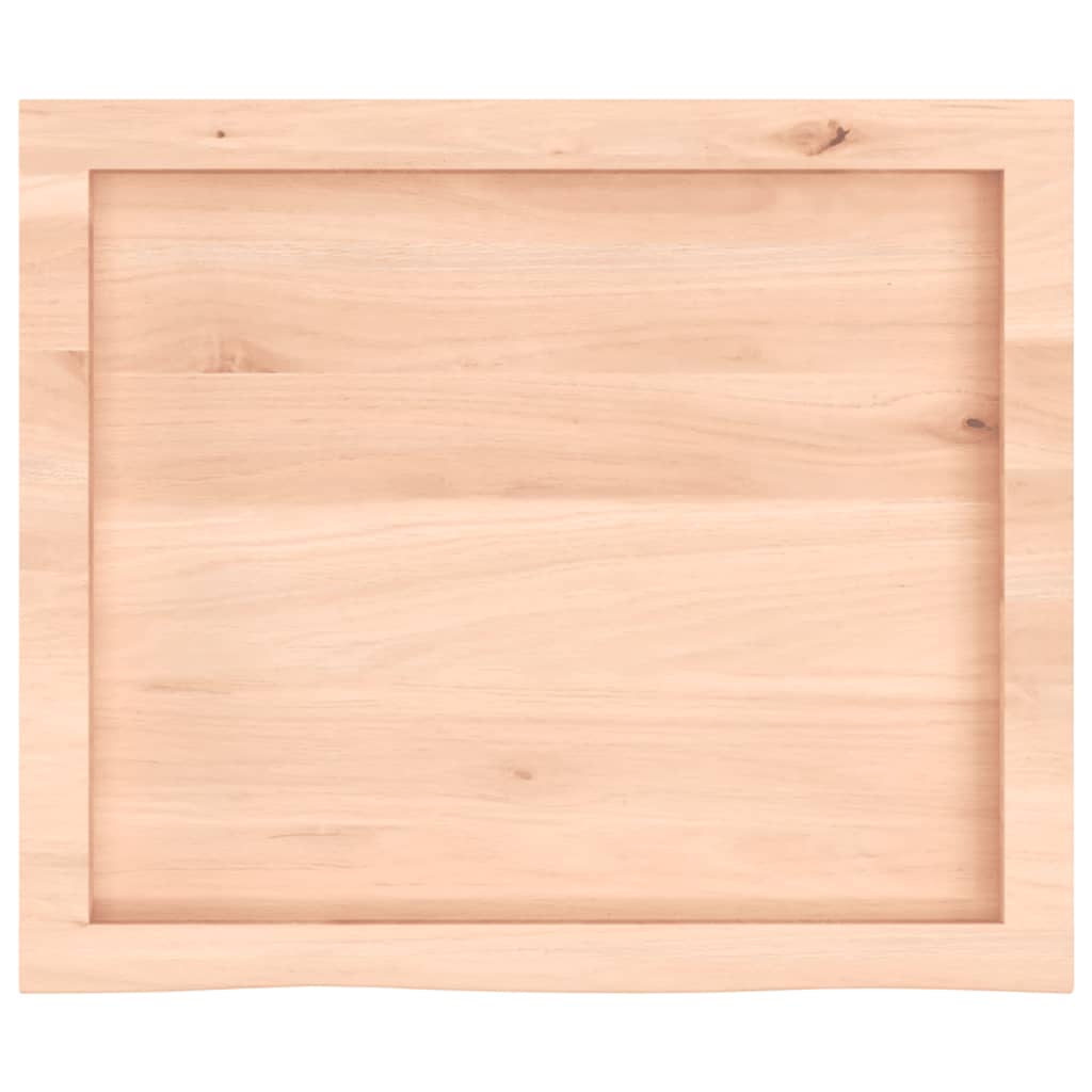 Sieninė lentyna, 60x50x(2–6)cm, neapdorotas ąžuolo masyvas