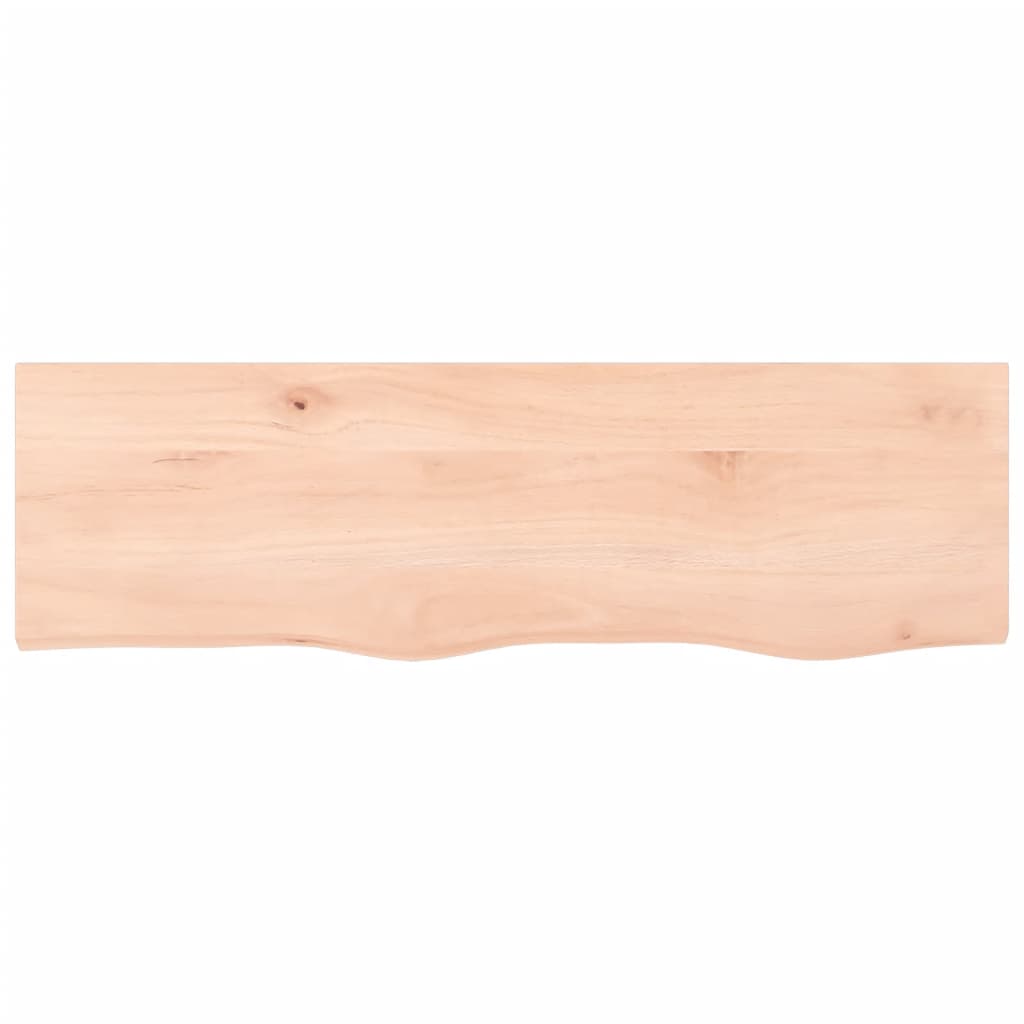 Sieninė lentyna, 100x30x(2-4) cm, neapdorotas ąžuolo masyvas