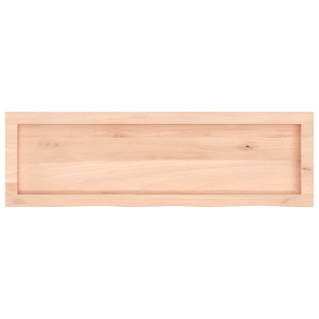 Sieninė lentyna, 100x30x(2-4) cm, neapdorotas ąžuolo masyvas