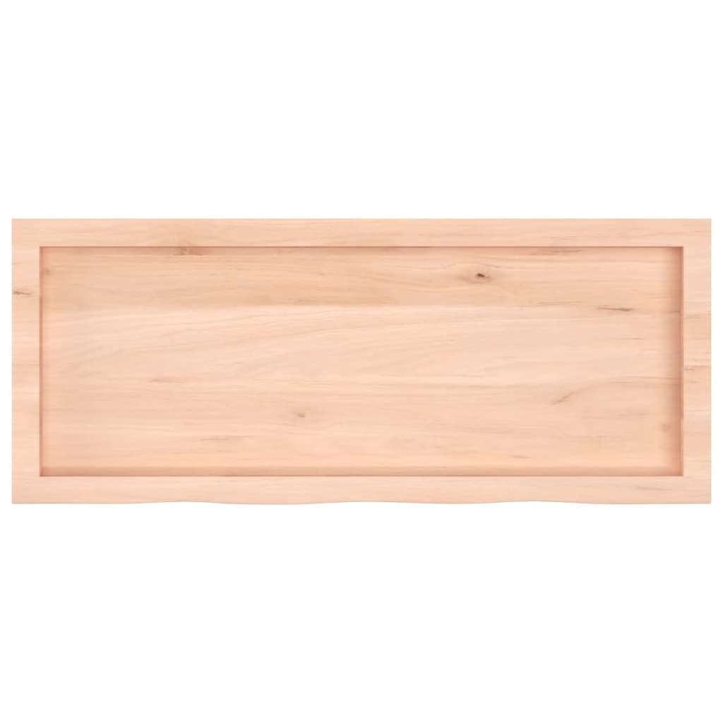 Sieninė lentyna, 100x40x(2–6)cm, neapdorotas ąžuolo masyvas