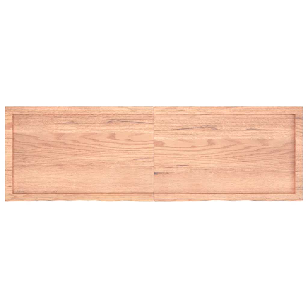 Sieninė lentyna, šviesiai ruda, 160x50x(2-4) cm, ąžuolo masyvas
