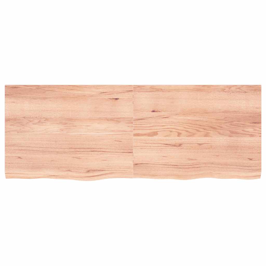 Sieninė lentyna, šviesiai ruda, 160x60x(2-4) cm, ąžuolo masyvas