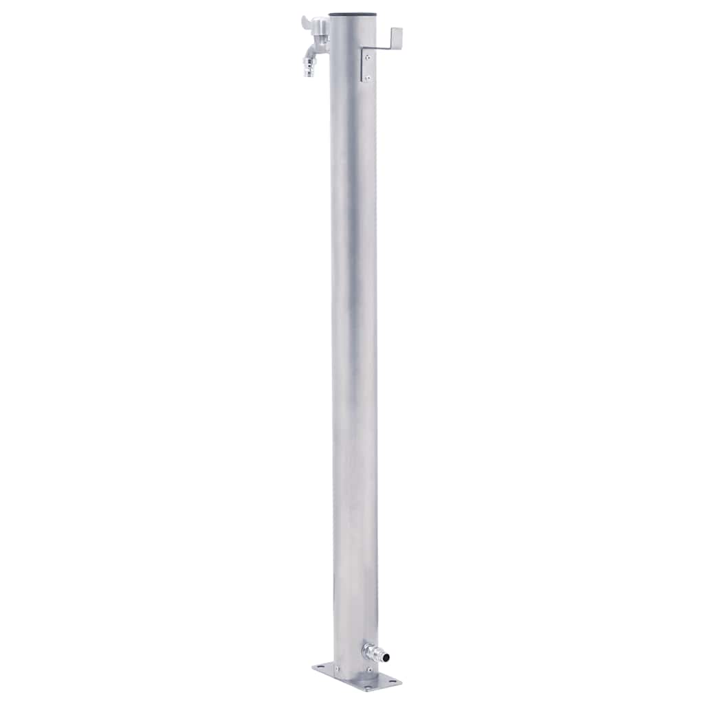 Vandens kolonėlė sodui, 40cm, nerūdijantis plienas, apskrita
