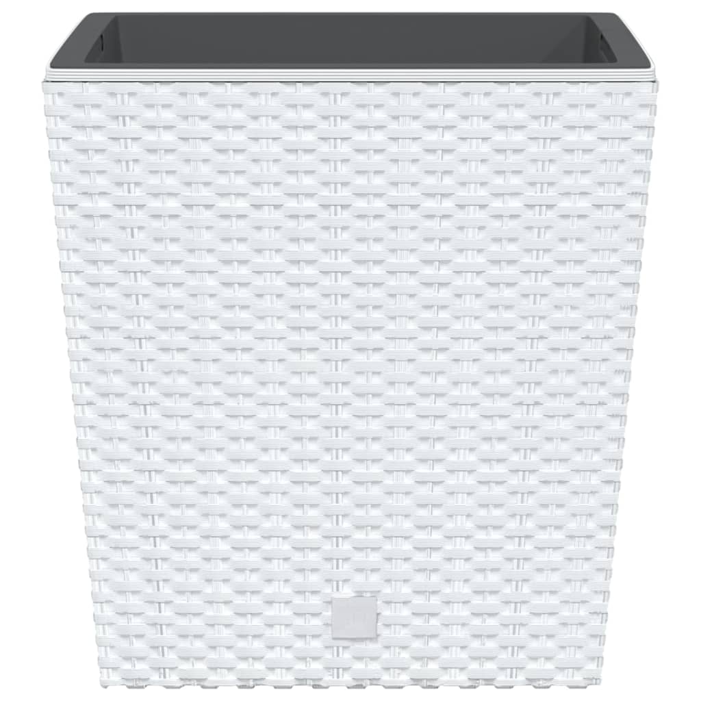 Lovelis su išimamu įdėklu, baltas, 21/32l, PP ratanas