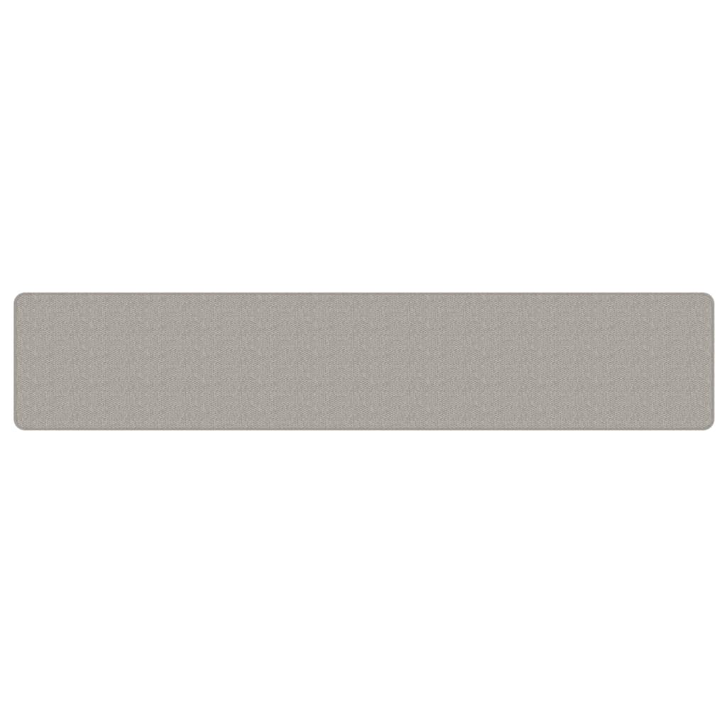 Kilimas-takelis, taupe spalvos, 50x250cm, sizalio imitacija