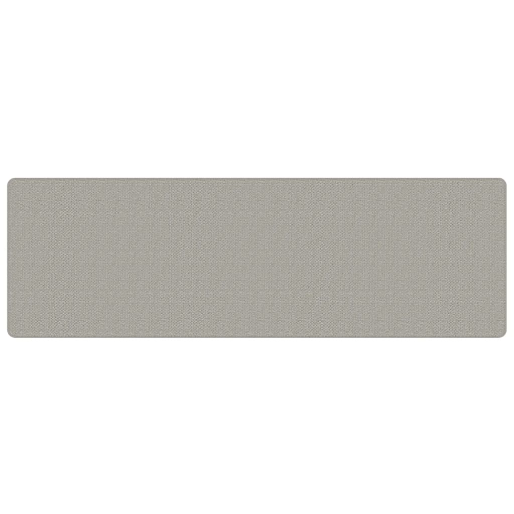 Kilimas-takelis, taupe spalvos, 80x250cm, sizalio imitacija